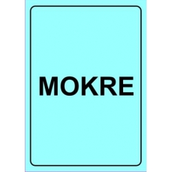 Naklejka NS079/A5 piktogram segregacja odpadów MOKRE